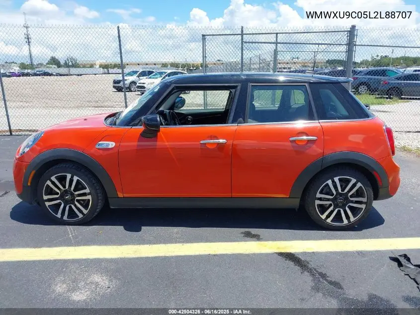 2020 Mini Hardtop Cooper S VIN: WMWXU9C05L2L88707 Lot: 42504326