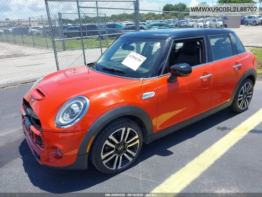 2020 Mini Hardtop Cooper S VIN: WMWXU9C05L2L88707 Lot: 42504326