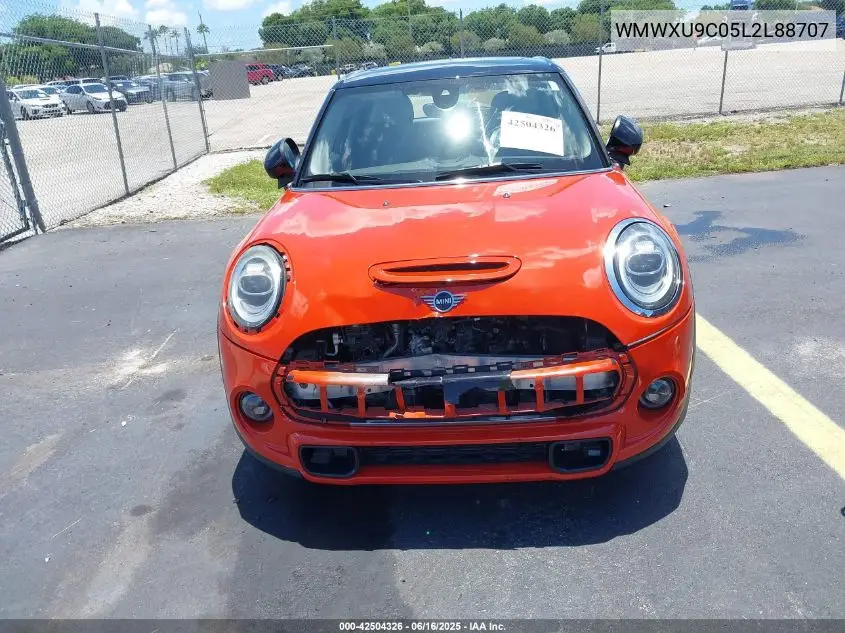 2020 Mini Hardtop Cooper S VIN: WMWXU9C05L2L88707 Lot: 42504326
