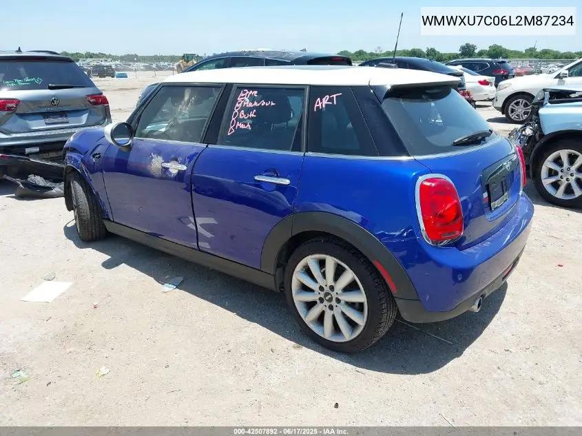 2020 Mini Hardtop Oxford Edition VIN: WMWXU7C06L2M87234 Lot: 42507892