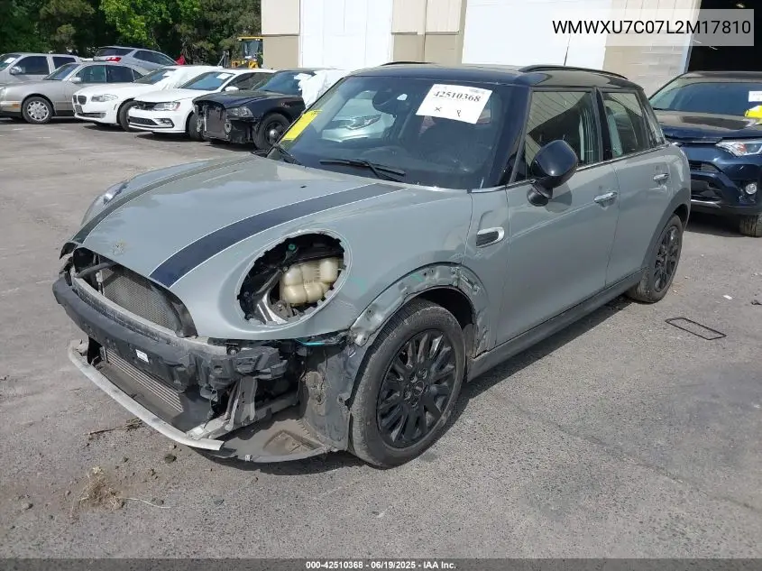 2020 Mini Hardtop Cooper VIN: WMWXU7C07L2M17810 Lot: 42510368