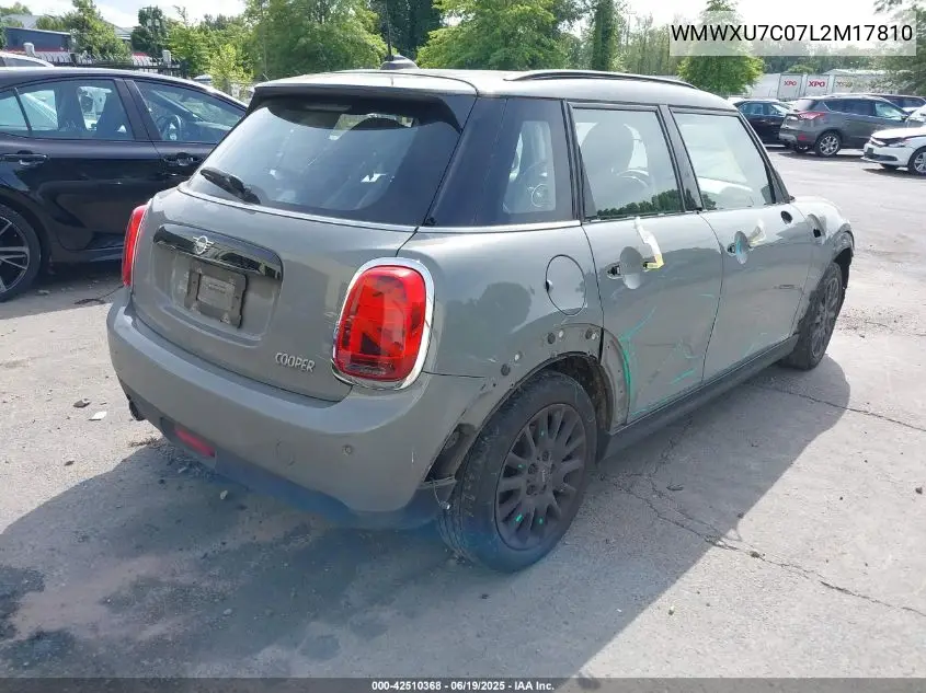 2020 Mini Hardtop Cooper VIN: WMWXU7C07L2M17810 Lot: 42510368