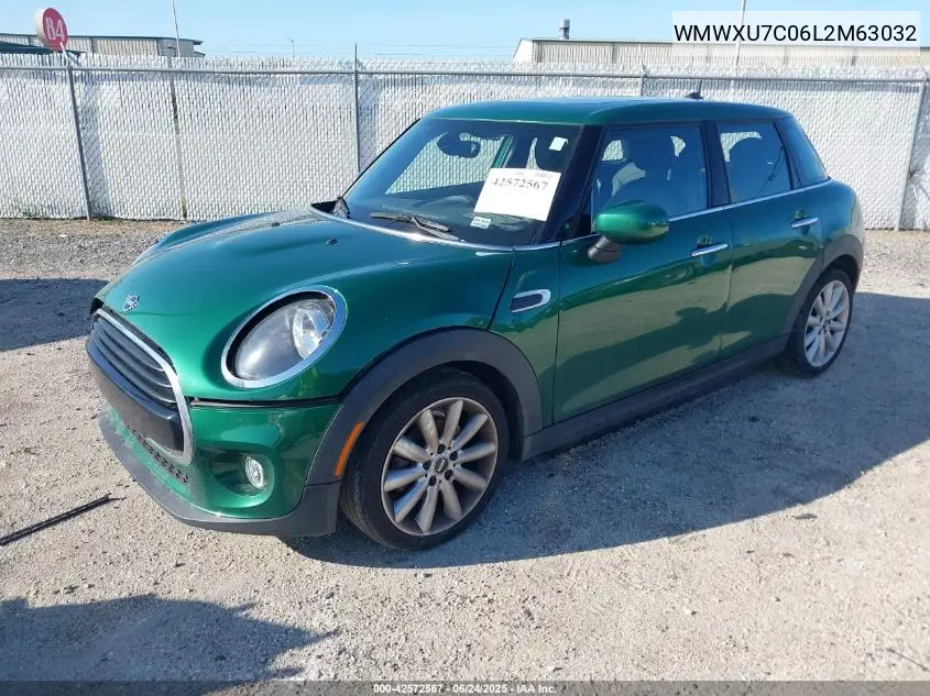 2020 Mini Hardtop Oxford Edition VIN: WMWXU7C06L2M63032 Lot: 42572567