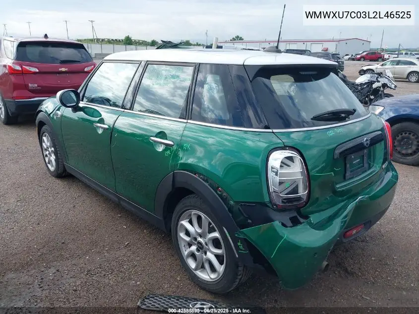 2020 Mini Hardtop Cooper VIN: WMWXU7C03L2L46525 Lot: 42585895