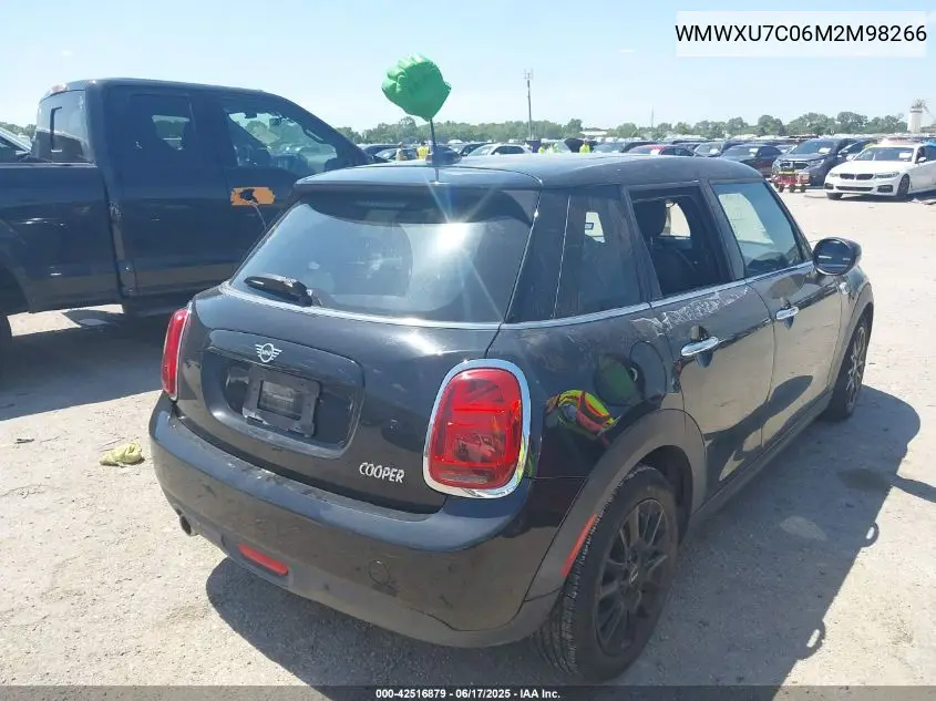 2021 Mini Hardtop Cooper VIN: WMWXU7C06M2M98266 Lot: 42516879