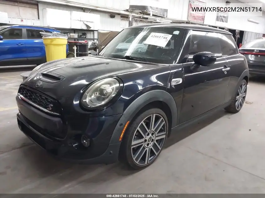 2021 Mini Hardtop Cooper S VIN: WMWXR5C02M2N51714 Lot: 42661748