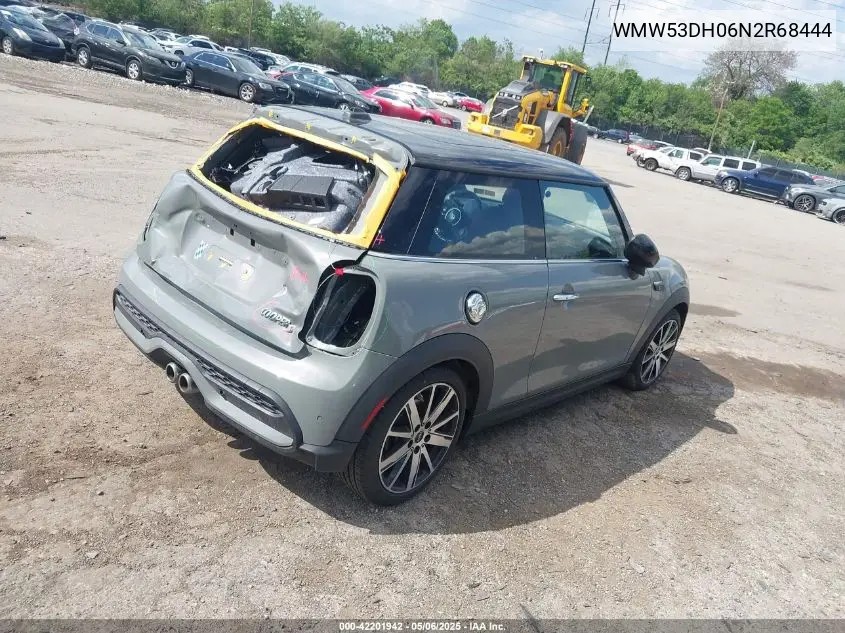 2022 Mini Hardtop Cooper S VIN: WMW53DH06N2R68444 Lot: 42201942