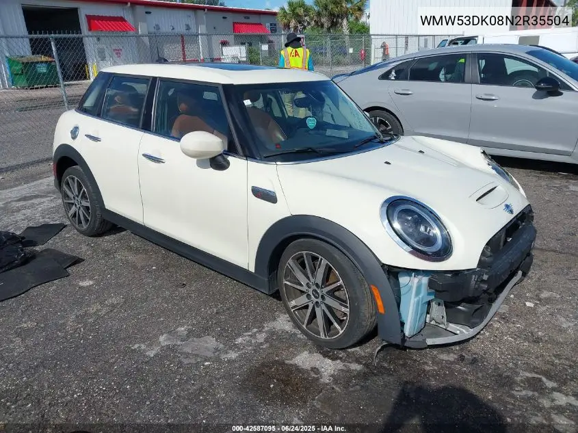 2022 Mini Hardtop Cooper S VIN: WMW53DK08N2R35504 Lot: 42587095