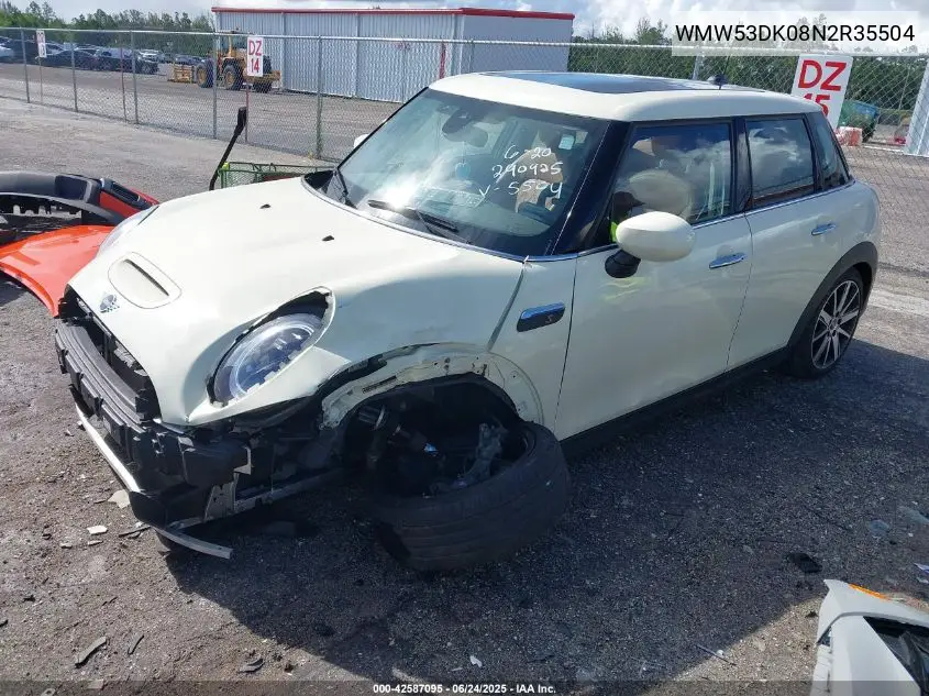 2022 Mini Hardtop Cooper S VIN: WMW53DK08N2R35504 Lot: 42587095
