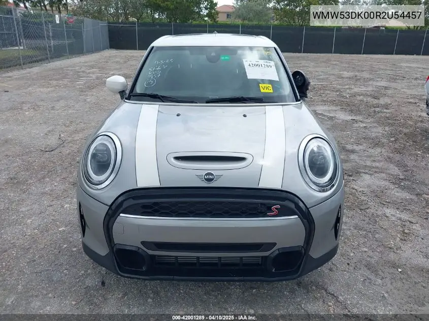 2024 Mini Hardtop Cooper S VIN: WMW53DK00R2U54457 Lot: 42001289