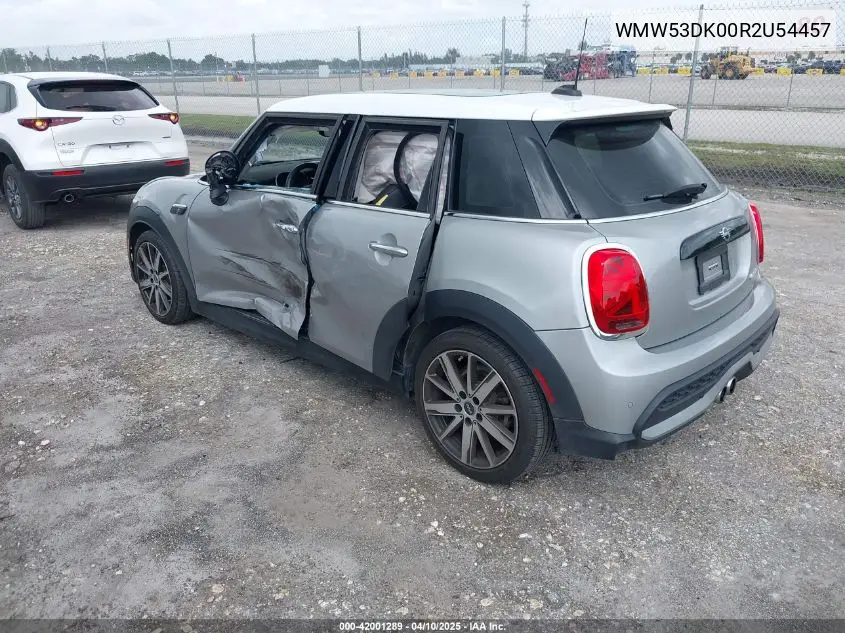 2024 Mini Hardtop Cooper S VIN: WMW53DK00R2U54457 Lot: 42001289