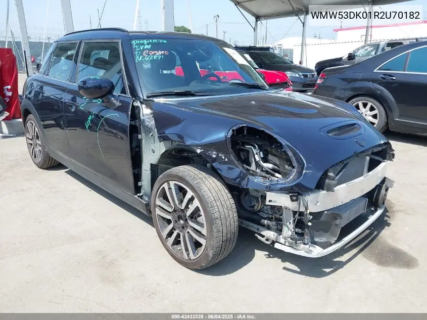 2024 Mini Hardtop Cooper S VIN: WMW53DK01R2U70182 Lot: 42433339