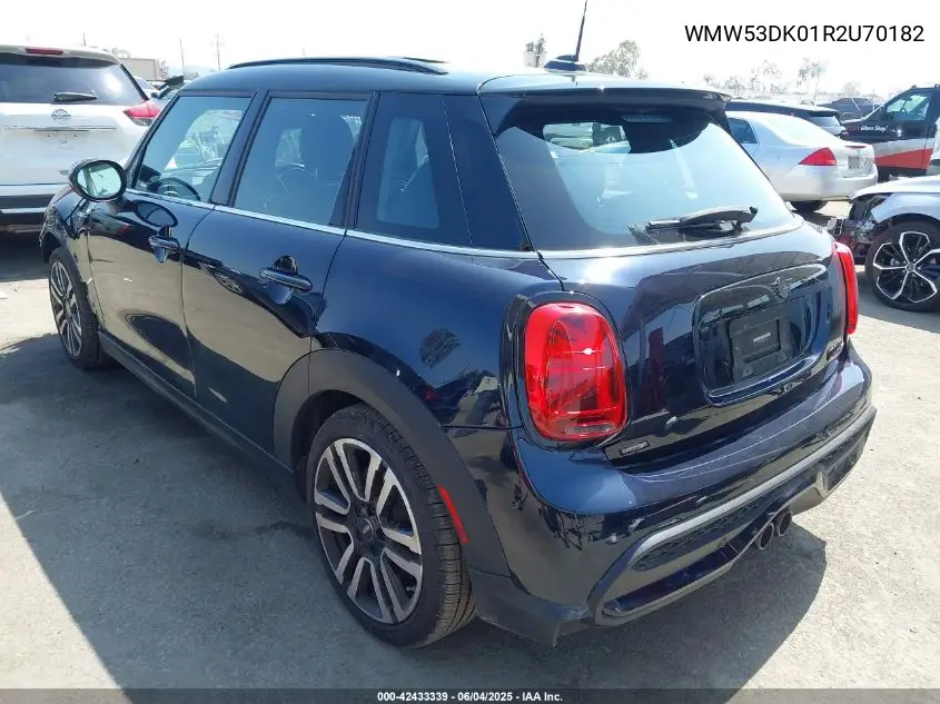 2024 Mini Hardtop Cooper S VIN: WMW53DK01R2U70182 Lot: 42433339