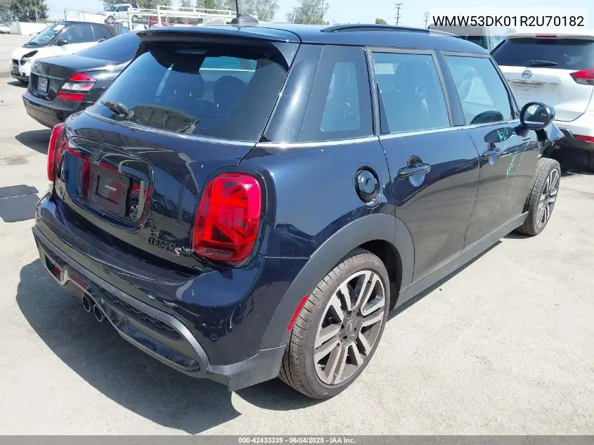 2024 Mini Hardtop Cooper S VIN: WMW53DK01R2U70182 Lot: 42433339