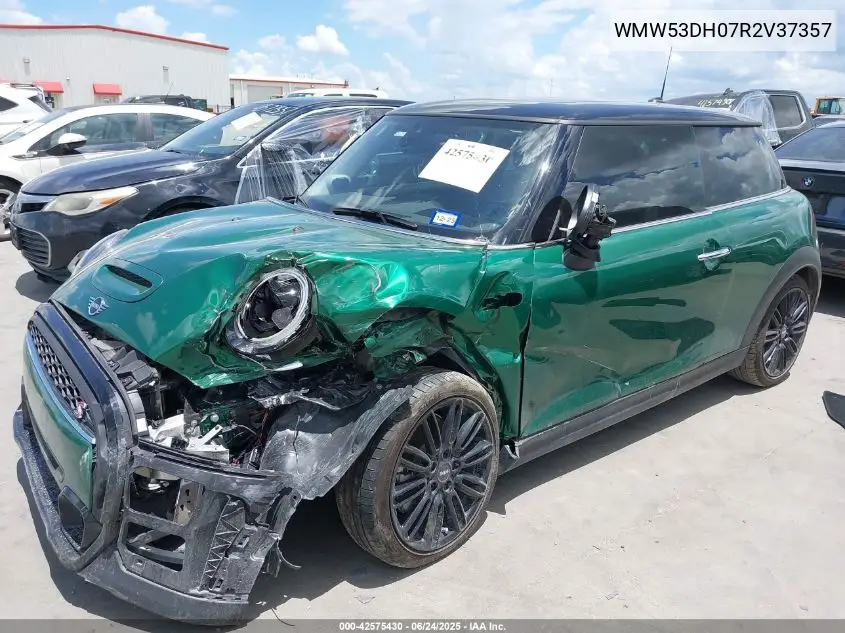 2024 Mini Hardtop Cooper S VIN: WMW53DH07R2V37357 Lot: 42575430