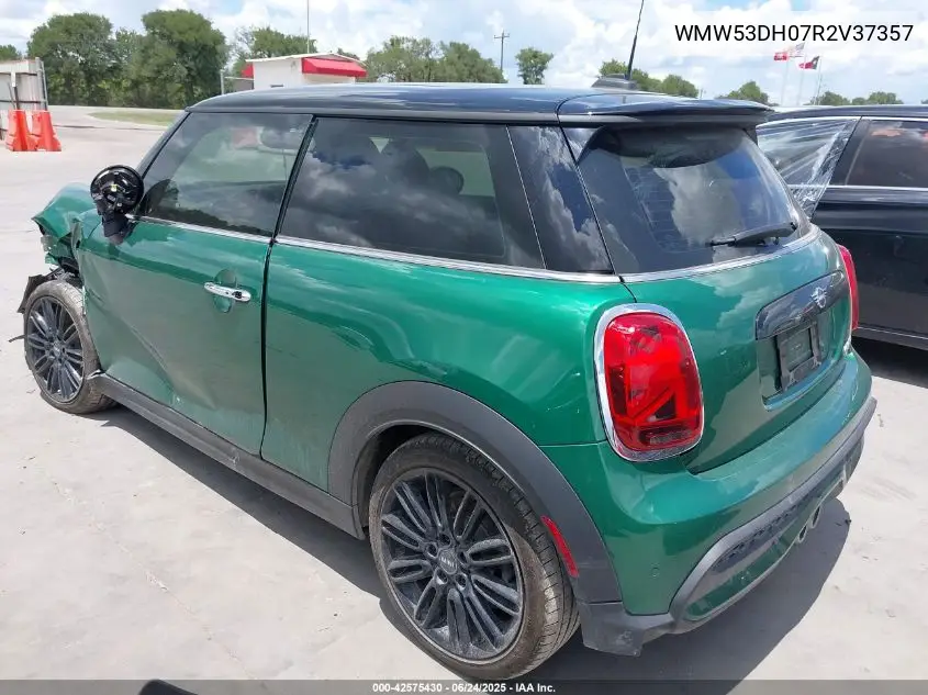 2024 Mini Hardtop Cooper S VIN: WMW53DH07R2V37357 Lot: 42575430