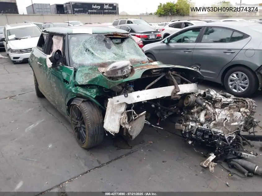 2024 Mini Hardtop Cooper S VIN: WMW53DH09R2U74374 Lot: 42773590