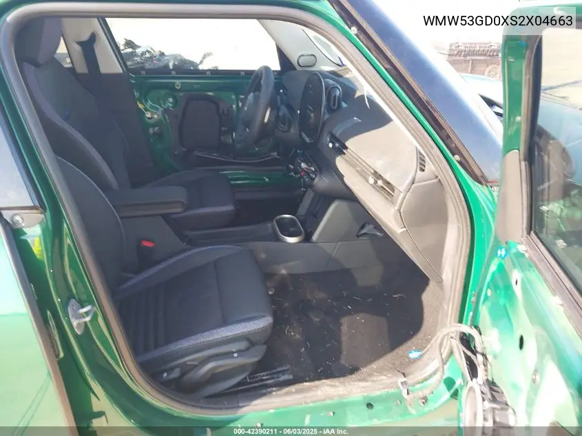 2025 Mini Hardtop Cooper S VIN: WMW53GD0XS2X04663 Lot: 42390211