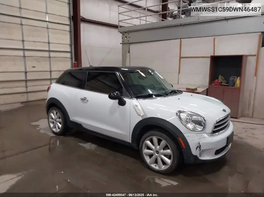 2013 Mini Paceman Cooper VIN: WMWSS1C59DWN46487 Lot: 42489347