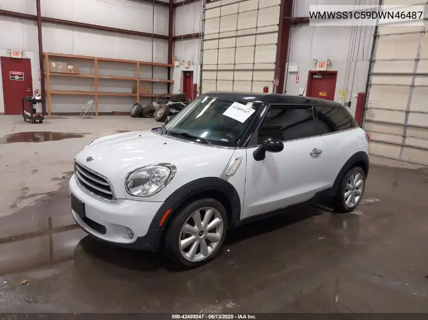 2013 Mini Paceman Cooper VIN: WMWSS1C59DWN46487 Lot: 42489347