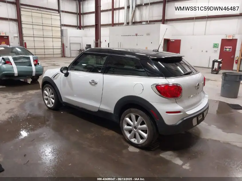 2013 Mini Paceman Cooper VIN: WMWSS1C59DWN46487 Lot: 42489347