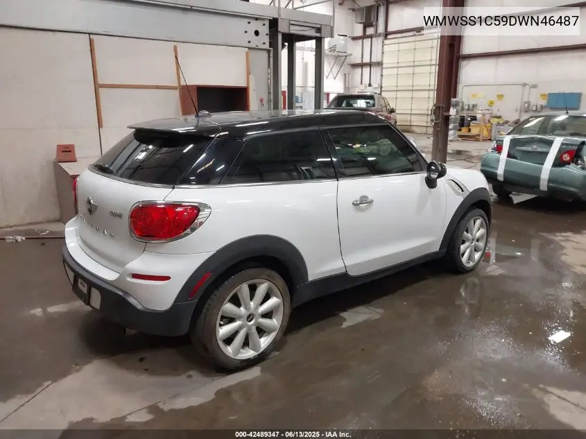 2013 Mini Paceman Cooper VIN: WMWSS1C59DWN46487 Lot: 42489347
