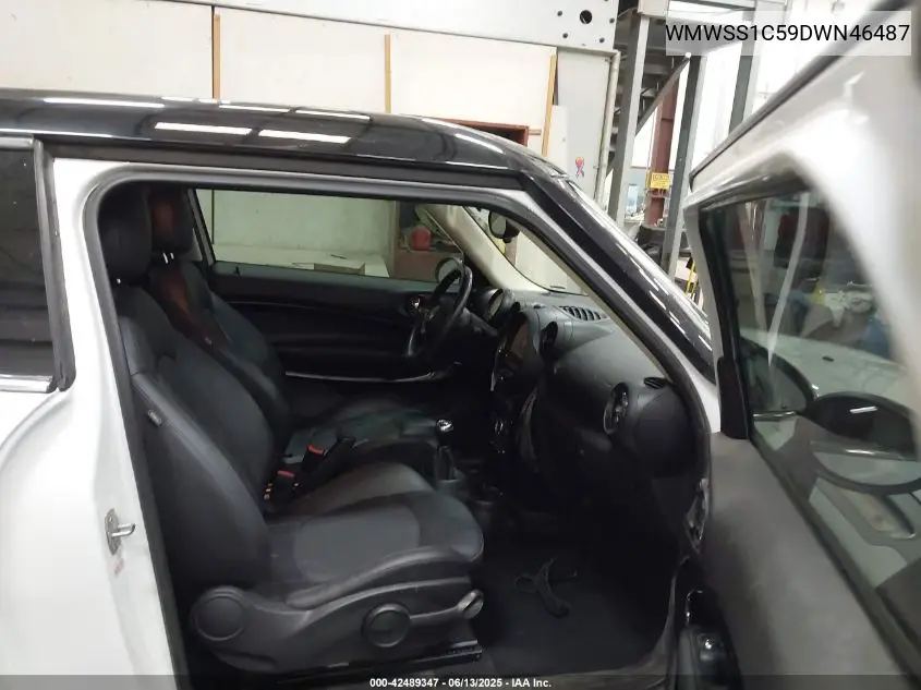 2013 Mini Paceman Cooper VIN: WMWSS1C59DWN46487 Lot: 42489347