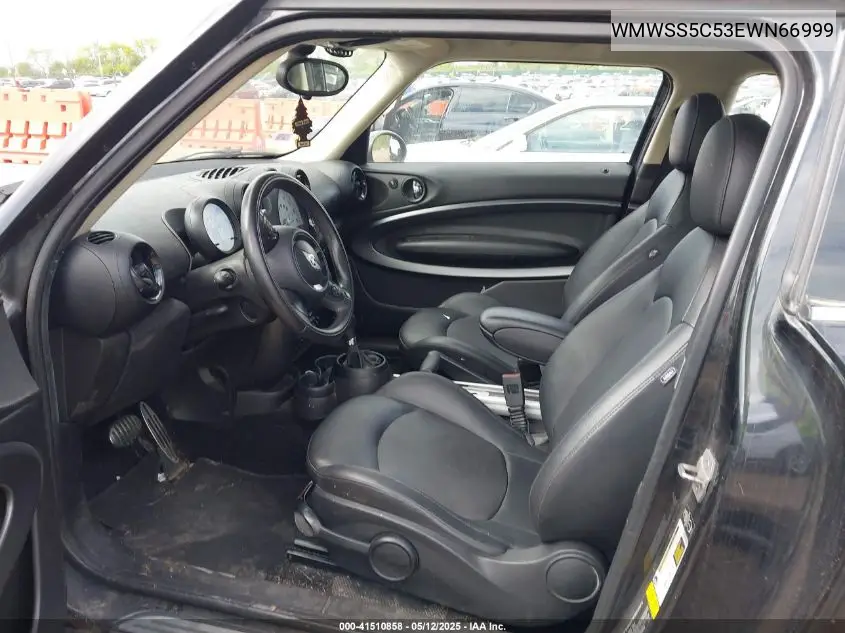 2014 Mini Paceman Cooper S VIN: WMWSS5C53EWN66999 Lot: 41510858