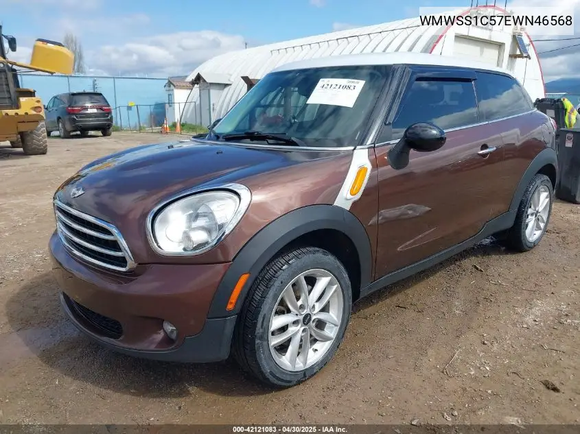 2014 Mini Paceman Cooper VIN: WMWSS1C57EWN46568 Lot: 42121083