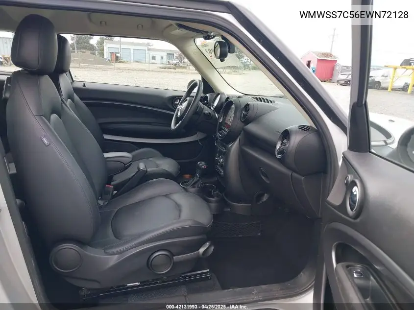 2014 Mini Paceman Cooper S VIN: WMWSS7C56EWN72128 Lot: 42131993