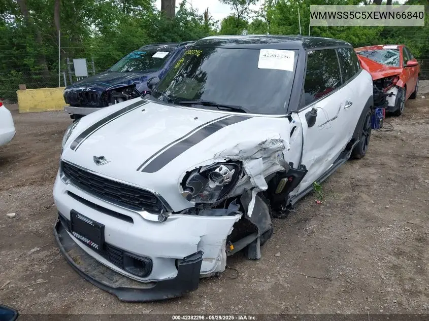 2014 Mini Paceman Cooper S VIN: WMWSS5C5XEWN66840 Lot: 42382296