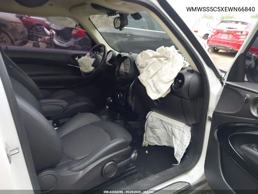 2014 Mini Paceman Cooper S VIN: WMWSS5C5XEWN66840 Lot: 42382296