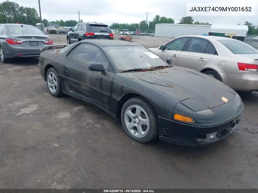 1991 Mitsubishi 3000 Gt Vr4 VIN: JA3XE74C9MY001652 Lot: 42206719