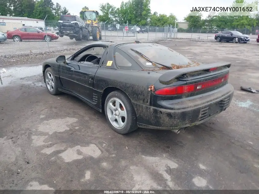 1991 Mitsubishi 3000 Gt Vr4 VIN: JA3XE74C9MY001652 Lot: 42206719