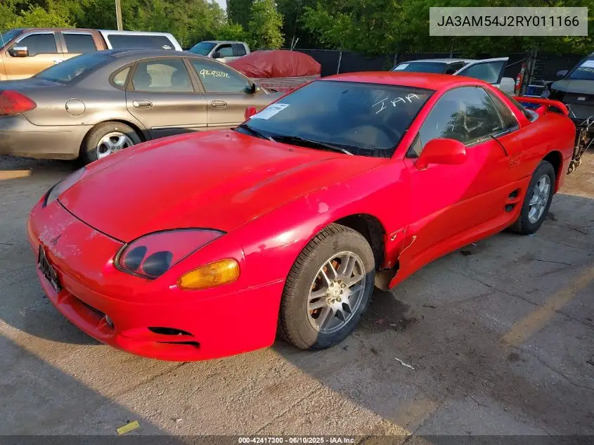 1994 Mitsubishi 3000 Gt VIN: JA3AM54J2RY011166 Lot: 42417300