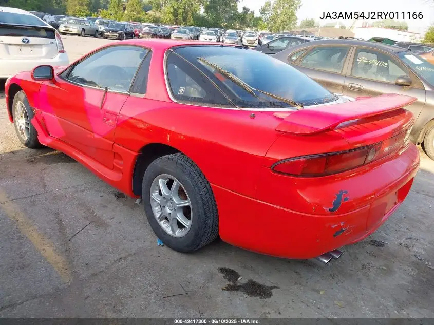 1994 Mitsubishi 3000 Gt VIN: JA3AM54J2RY011166 Lot: 42417300