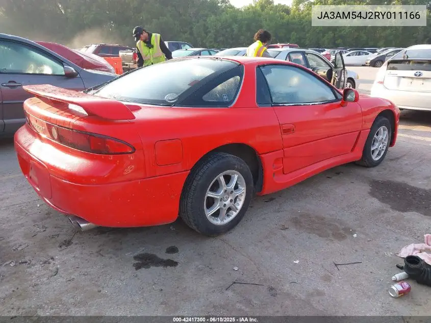 1994 Mitsubishi 3000 Gt VIN: JA3AM54J2RY011166 Lot: 42417300
