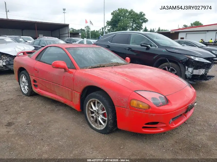 1994 Mitsubishi 3000 Gt VIN: JA3AM54J3RY027974 Lot: 42727727