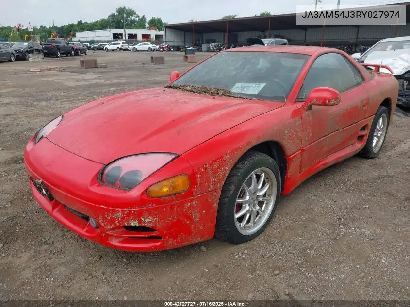 1994 Mitsubishi 3000 Gt VIN: JA3AM54J3RY027974 Lot: 42727727