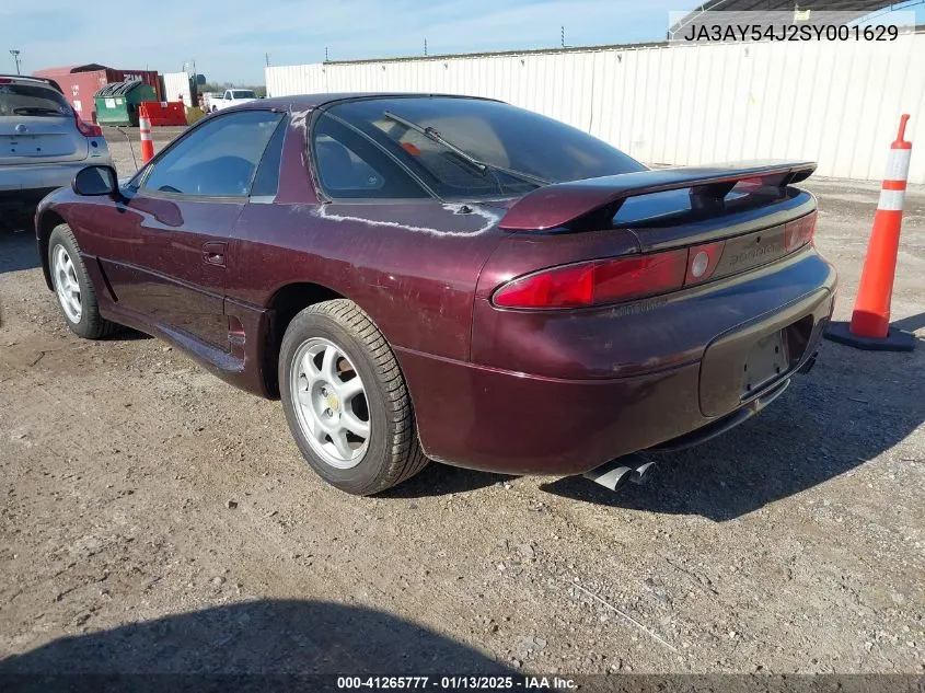 1995 Mitsubishi 3000Gt VIN: JA3AY54J2SY001629 Lot: 41265777
