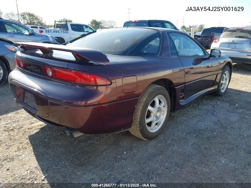 1995 Mitsubishi 3000Gt VIN: JA3AY54J2SY001629 Lot: 41265777