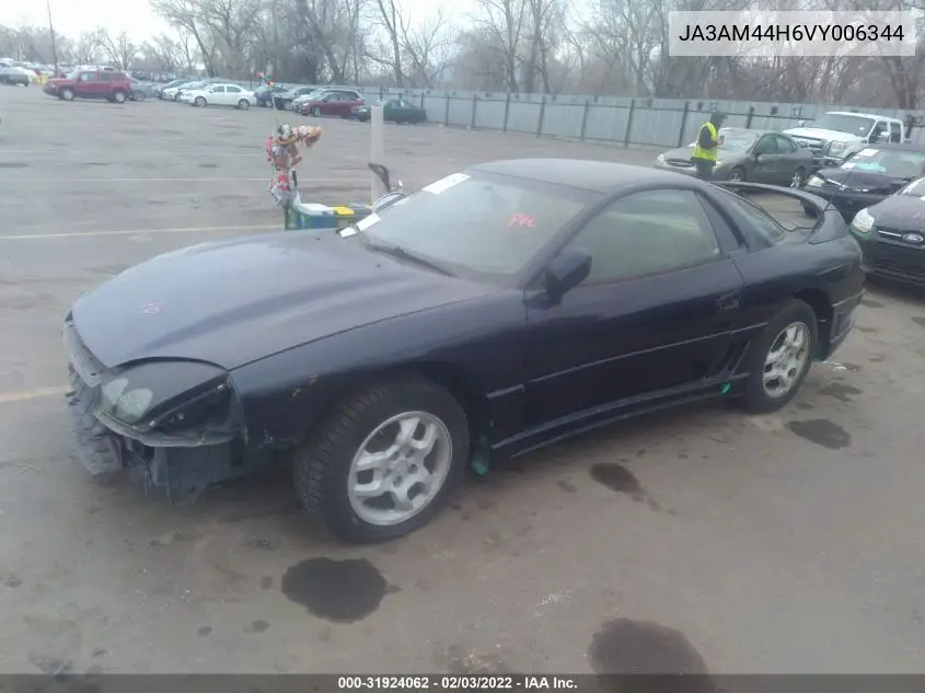 1997 Mitsubishi 3000Gt Base (A4)/Base (M5) VIN: JA3AM44H6VY006344 Lot: 31924062