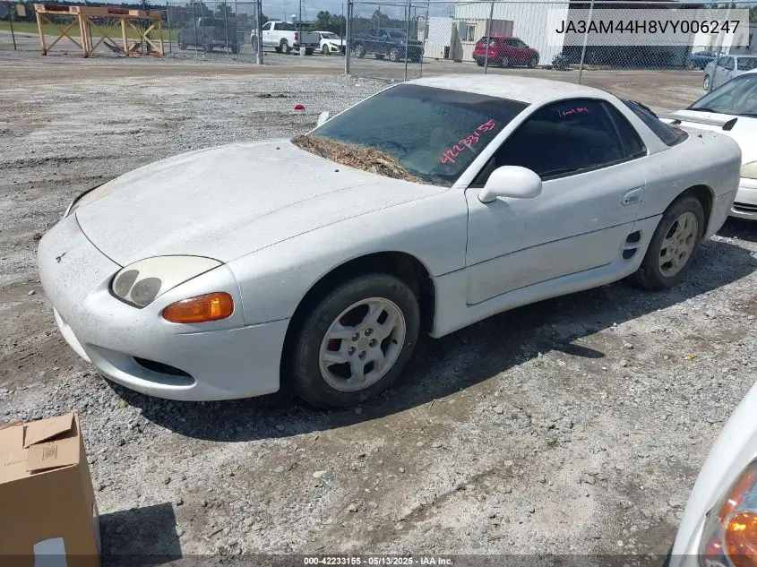 1997 Mitsubishi 3000 Gt VIN: JA3AM44H8VY006247 Lot: 42233155