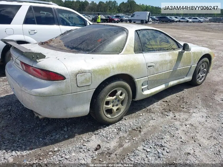 1997 Mitsubishi 3000 Gt VIN: JA3AM44H8VY006247 Lot: 42233155