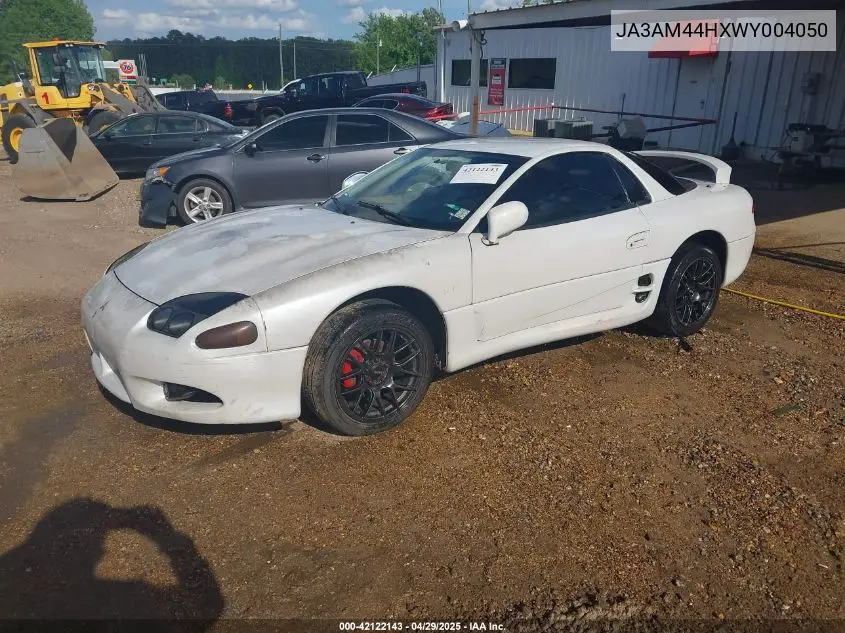 1998 Mitsubishi 3000 Gt VIN: JA3AM44HXWY004050 Lot: 42122143