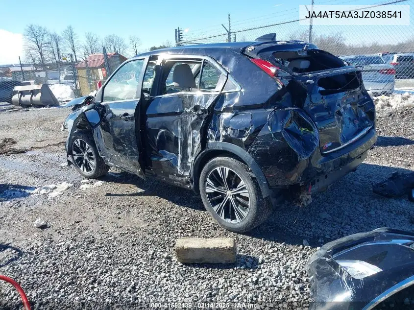 2018 Mitsubishi Eclipse Cross Se VIN: JA4AT5AA3JZ038541 Lot: 41552139
