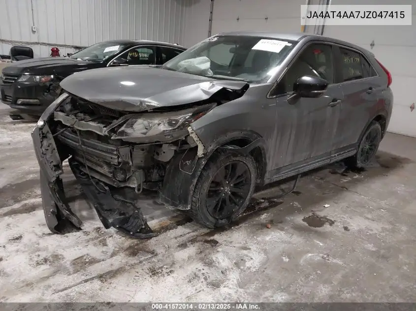 2018 Mitsubishi Eclipse Cross Le VIN: JA4AT4AA7JZ047415 Lot: 41572014