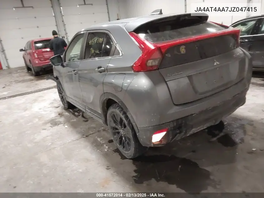 2018 Mitsubishi Eclipse Cross Le VIN: JA4AT4AA7JZ047415 Lot: 41572014