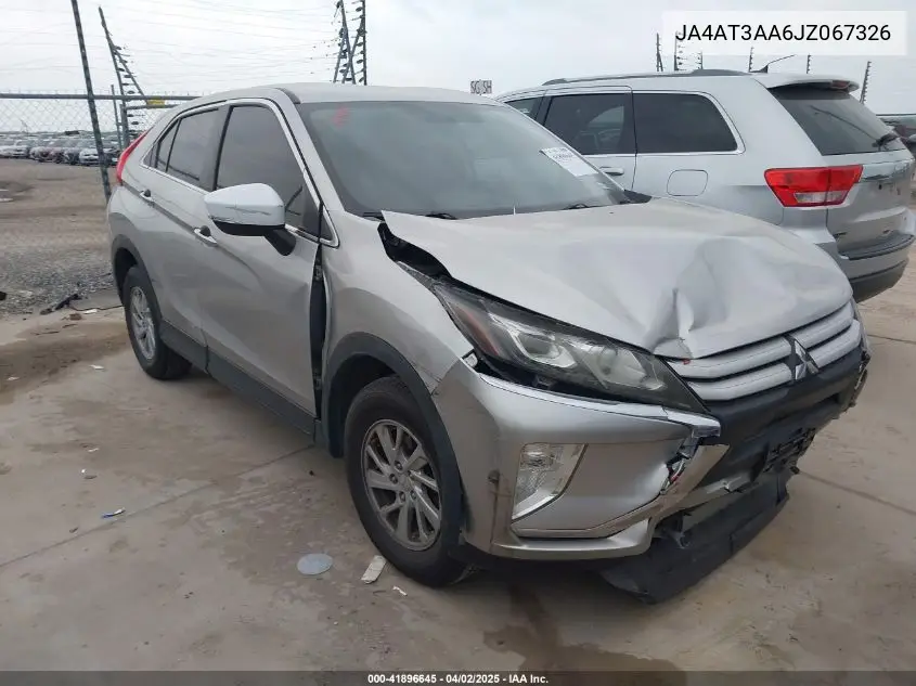 2018 Mitsubishi Eclipse Cross Es VIN: JA4AT3AA6JZ067326 Lot: 41896645