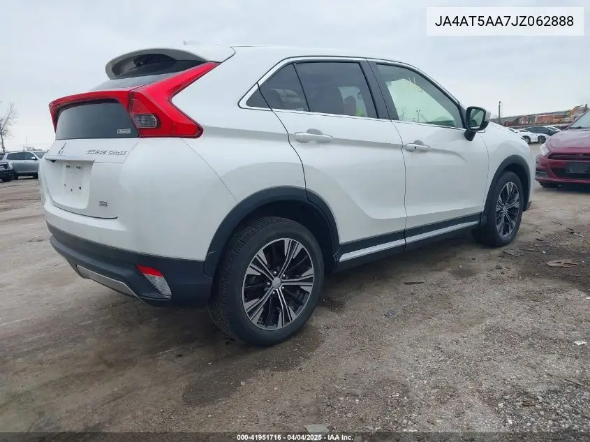 2018 Mitsubishi Eclipse Cross Se VIN: JA4AT5AA7JZ062888 Lot: 41951716